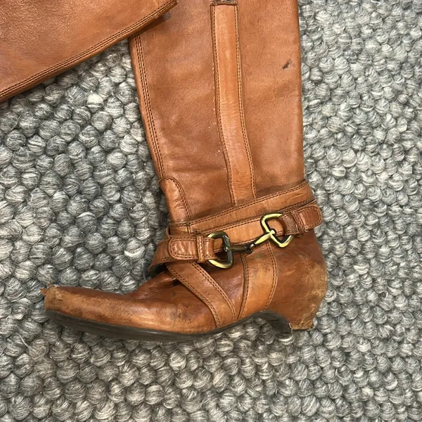 Miss Sixty Women's Adrian High Shaft Boot in Brown Size 38 - Image 6