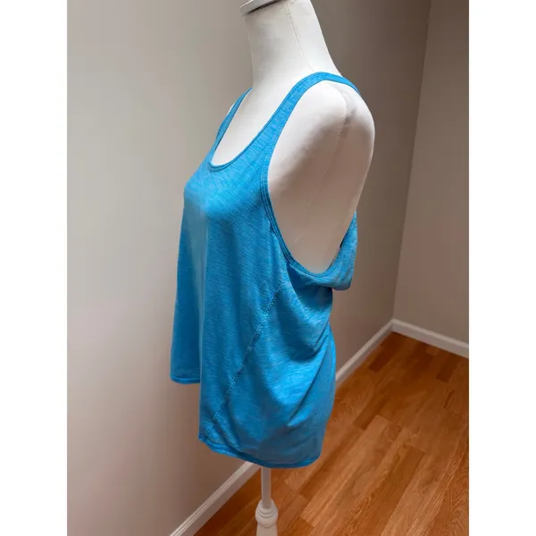 Lululemon Salute Sun Singlet II Tank Kayak Blue Luon Yoga Athletic Womens Sz 4-6 - Image 8