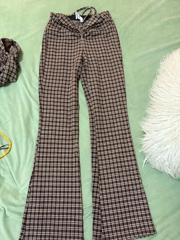 Gingham set Brown - Image 2