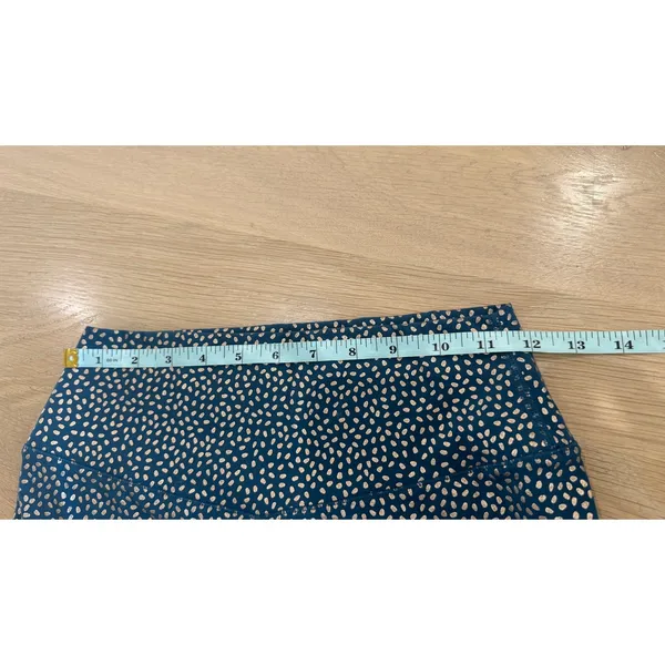 Buff Bunny Rosa pocket legging "Bossy" print Nile blue size medium - Image 5