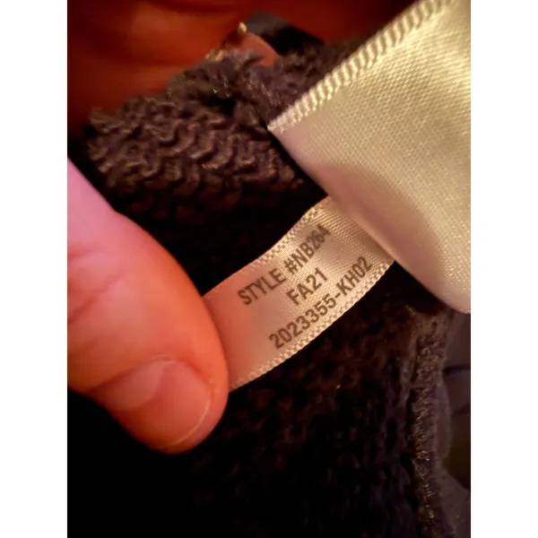 Madewell MWL Quarter Zip Sweatshirt Womens Small Black‎ Betterterry Mock Neck - Image 5