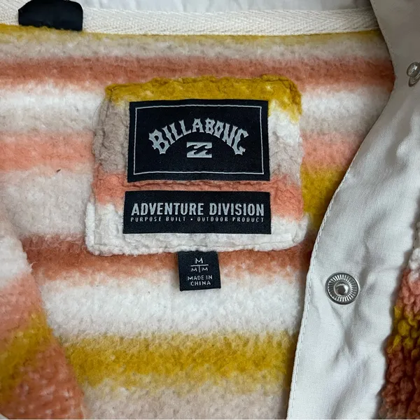 Billabong Multicolor Striped Jacket - Image 6