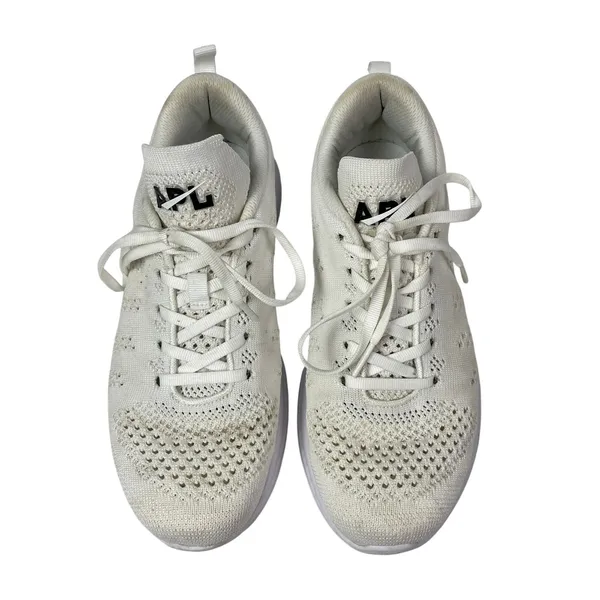 APL Athletic Propulsion Labs TechLoom Pro White Lace Up Running Sneakers Shoes 8 - Image 2