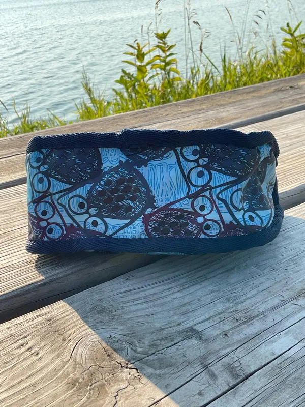 Cute Owl Cosmetic Toiletry Bag 2-Compartment Travel Organizer - Image 6