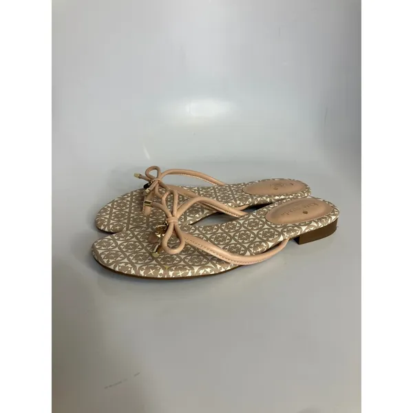 Kate Spade New York mistic bow thong sandals flip flops light pink womens size 7 - Image 4