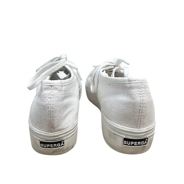 Superga Canvas Lace Up Women's‎ size 9 - Image 6