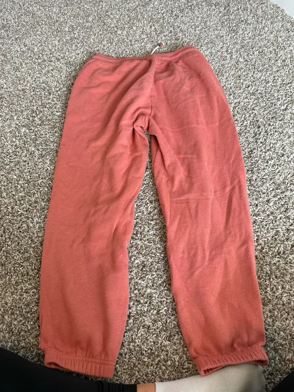 Marine Layer Sweatpants Joggers Coral Orange Pink Lounge Soft Travel S - Image 4