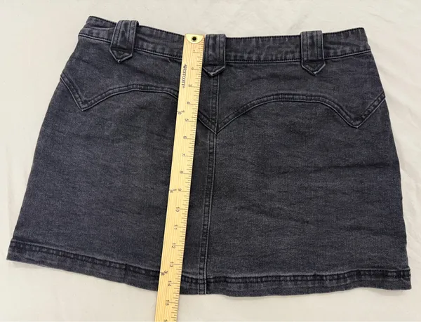 Woman’s Jean skirt Black Size M - Image 5