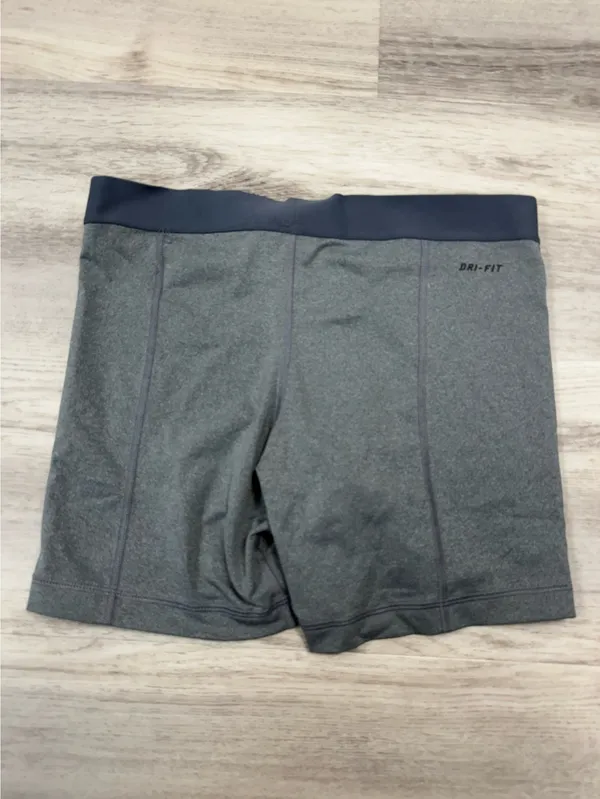 Nike woman’s Gray Performance Compression Shorts - Image 2