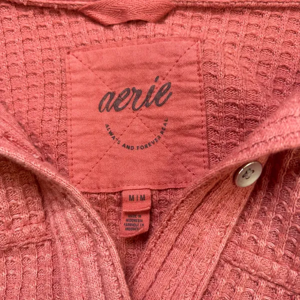 Aerie Oversized LumberJane Waffle Shacket - Image 3