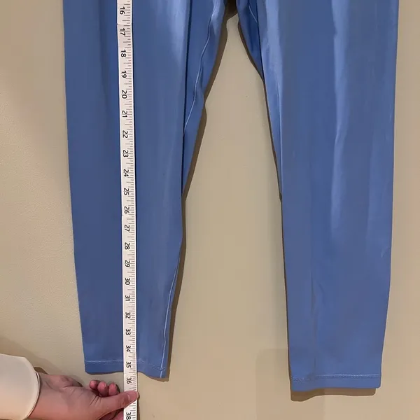 Aerie Offline High Waisted Blue Leggings Size XL - Image 7