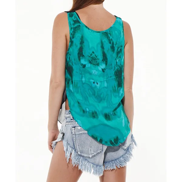 One teaspoon Emerald Rose Dolly Reversible Top Large Festival - Image 5
