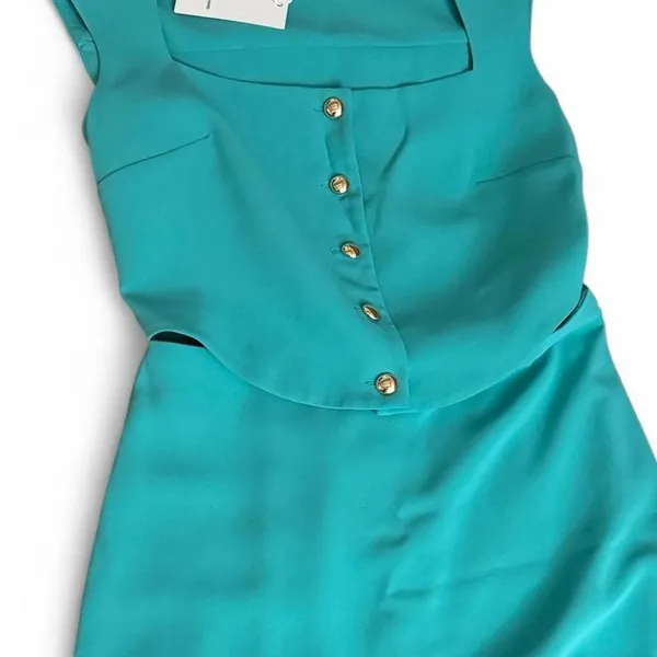 amanda uprichard georgie skort romper size medium - Image 4