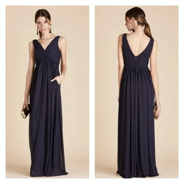 Birdy Grey Lianna Bridesmaid Dress Women's Size S Blue Formal‎ Occasion - Image 2