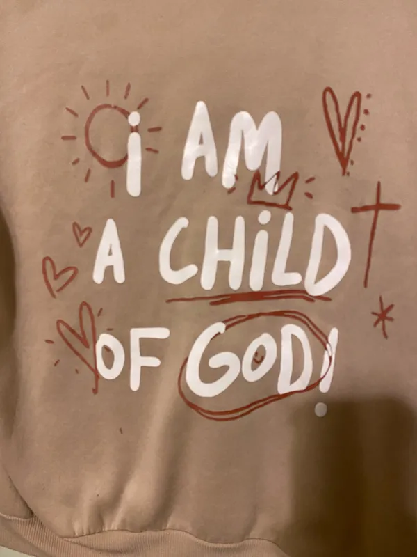 SheIn Beige Christian Hoodie - Image 8