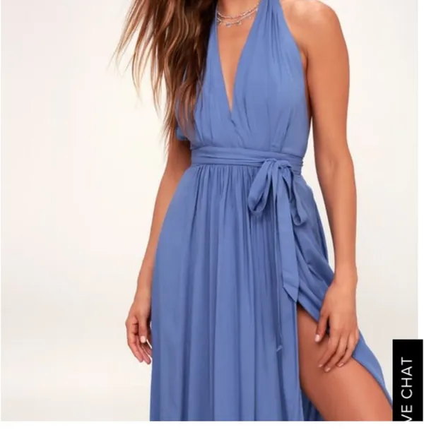Lulu’s Blue Maxi Dress - Image 3