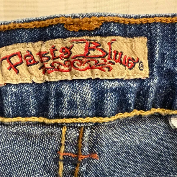 Vintage Paris Blues Bell Bottom Denim Jeans Size 7 - Image 3