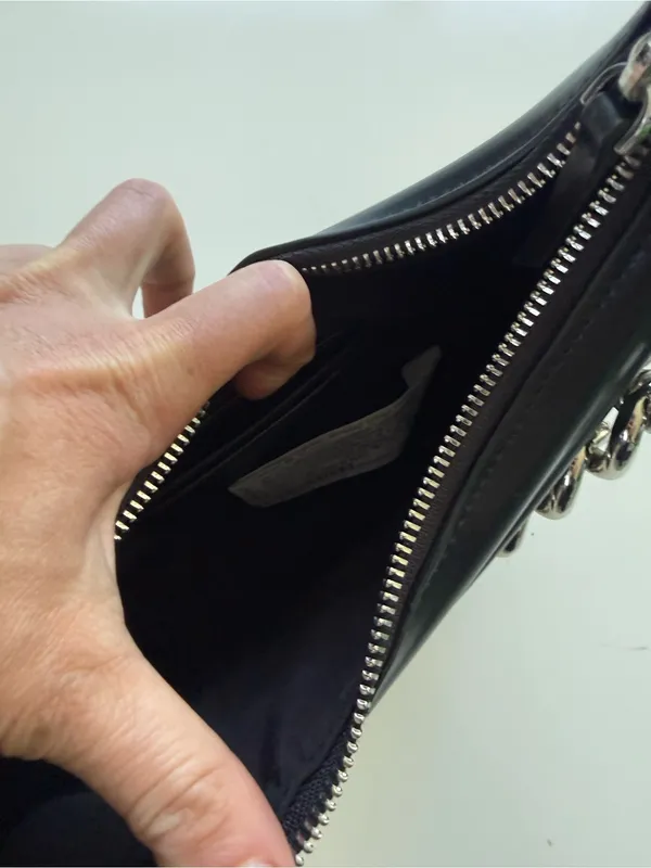 Zara Half Moon Chain Purse - Image 6