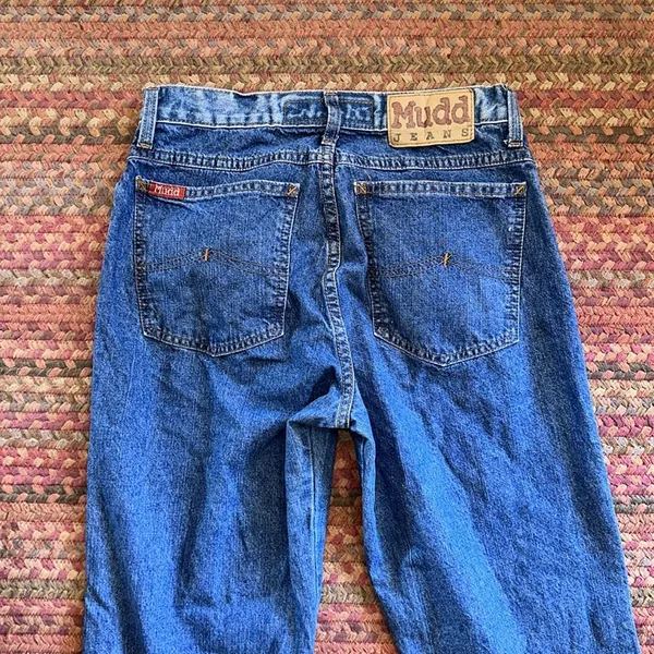 VINTAGE MUDD BOHO WESTERN EXTRA FLARE JEANS - Image 7