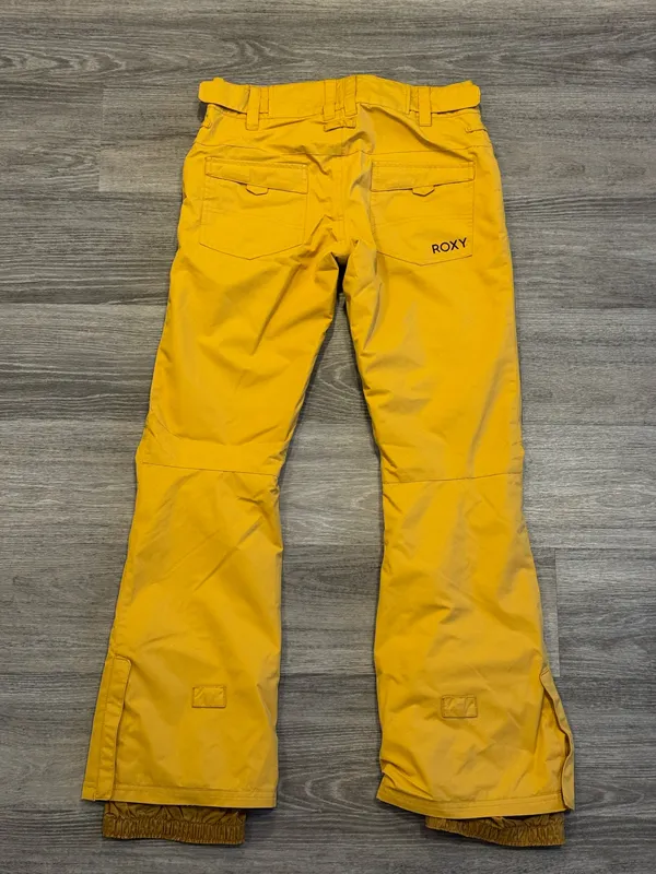 Roxy Yellow DryFlight 10K Ski & Snowboard Pants (Size S) - Image 2