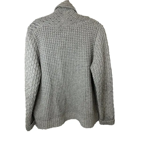 Madewell Womens Sweater Medium Gray Knit‎ Casual Career Cardigan - Image 9