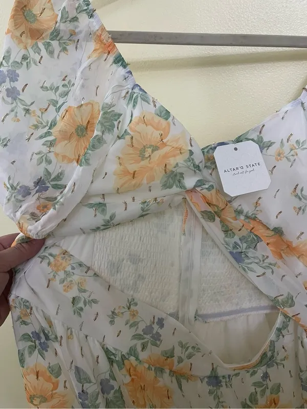 NEW Altar’d State Floral Maxi Dress Size 2XL NWT - Image 5