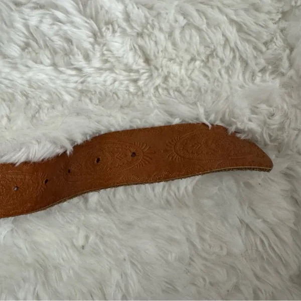 Gap Light Brown Leather Buckle Belt‎ - Image 6