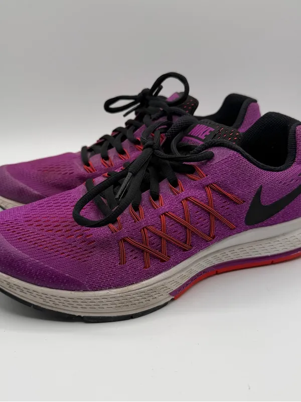Nike Air Zoom Pegasus 32 6.5Y Purple Pink Black Running Shoes 759972-500 - Image 3