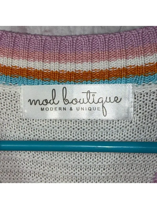 Mod Boutique Medium Multicolor Knit Dress - Image 5