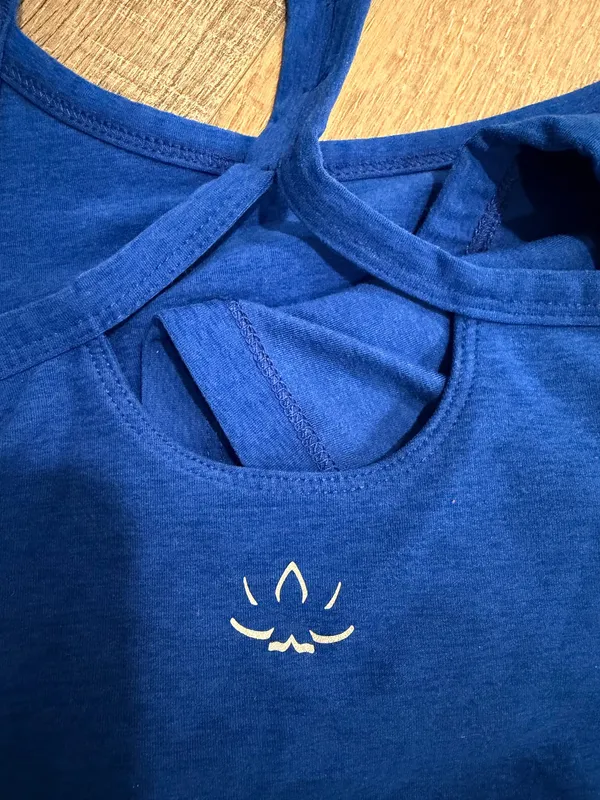 beyond yoga blue tank - Image 4