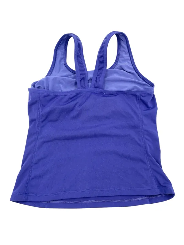 Vintage Y2K Patagonia Capilene Crop Tank Top Size Small Purple Tight Fit Cropped - Image 2