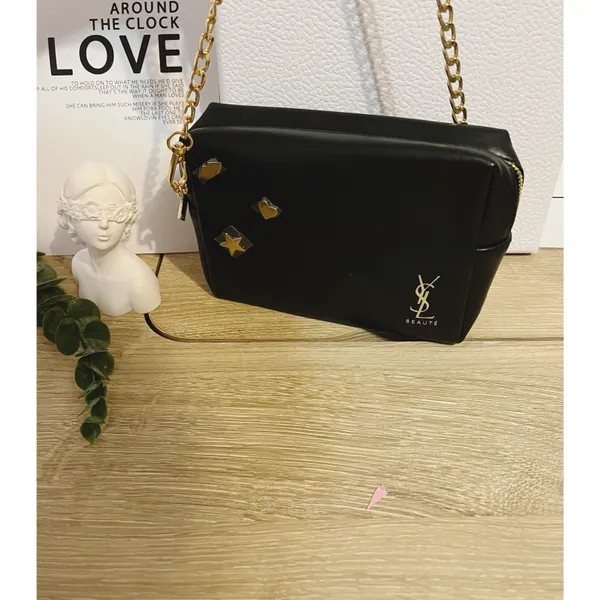 Yves Saint Laurent Makeup Cosmetic Case Purse Pouch Shoulder Bag - Image 3