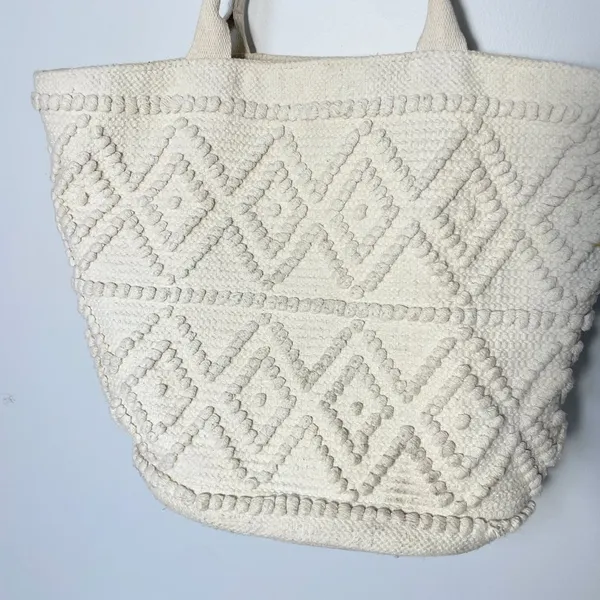Shade & Shore Jacquard Print Blanket Tote Handbag‎ - Image 3