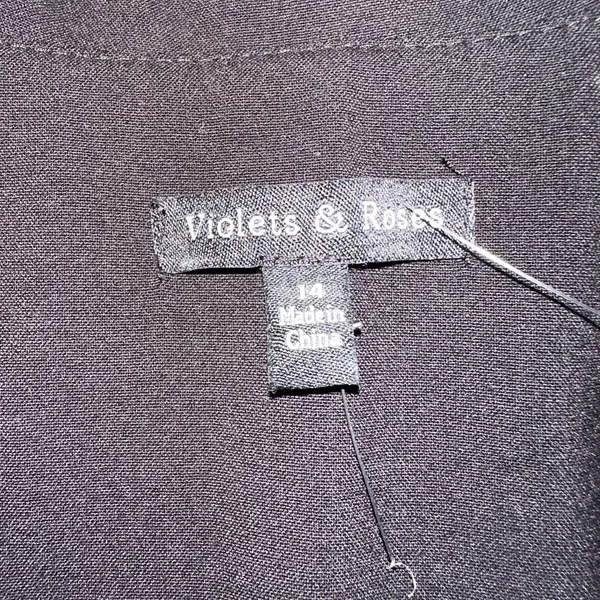 Violets & Roses Wrap Dress - NWOT - Size 14 - Image 7