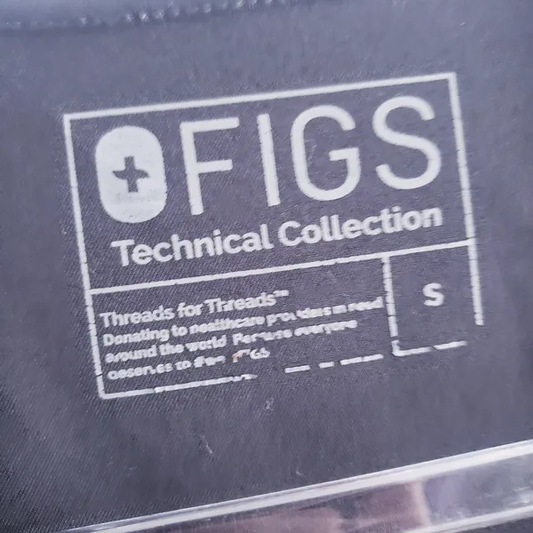 Figs V-Neckline Technical Collection Stub Short Sleeve Top - Image 6