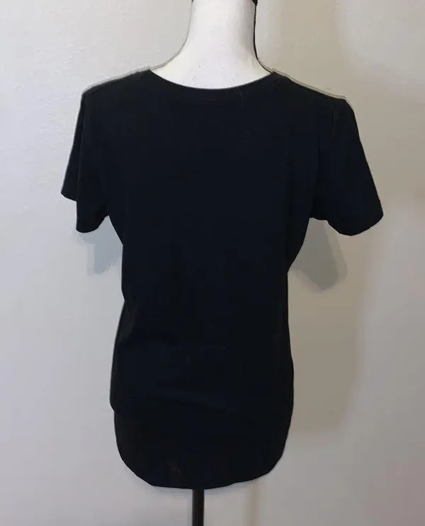 Jesus Calling answer decline black short sleeve top Size M - Image 3
