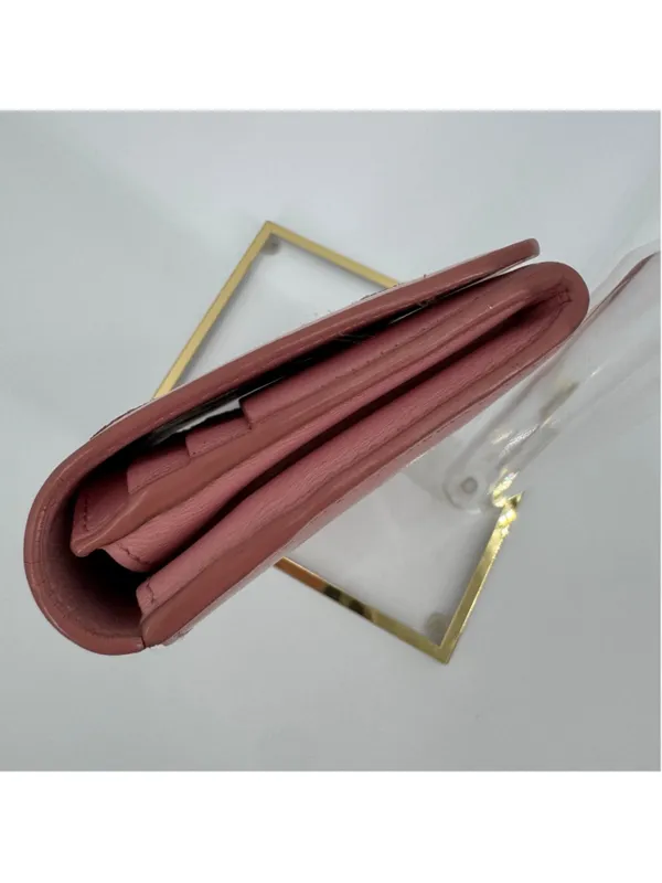 Rare Chloé Pink Horse Embroidered Leather Wallet Equestrian - Image 10