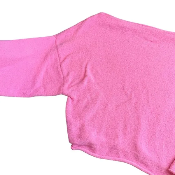 Lane 201 Women’s Size S Drop Shoulder Pullover Sweater Hot Pink Barbiecore Comfy - Image 7