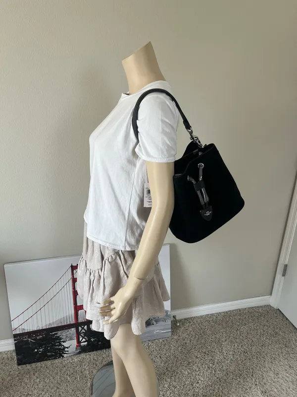 Coach Rowan Bucket Bag With Cherry Charm - Image 8