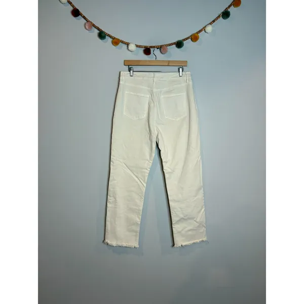 Loft cream off white The Straight jeans - Image 2
