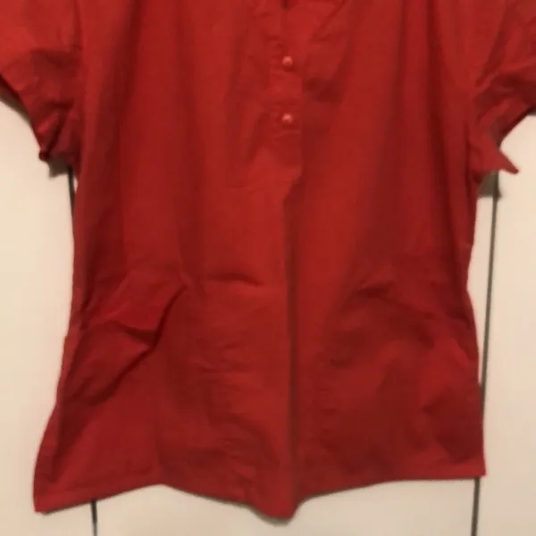 Crocs Medical Apparel Women’s Scrub Top Size Large Orange Color - Image 6