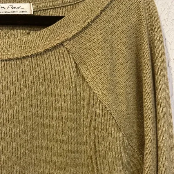 Free People We the Free Snowy Thermal top in Sunstone size XS - Image 7
