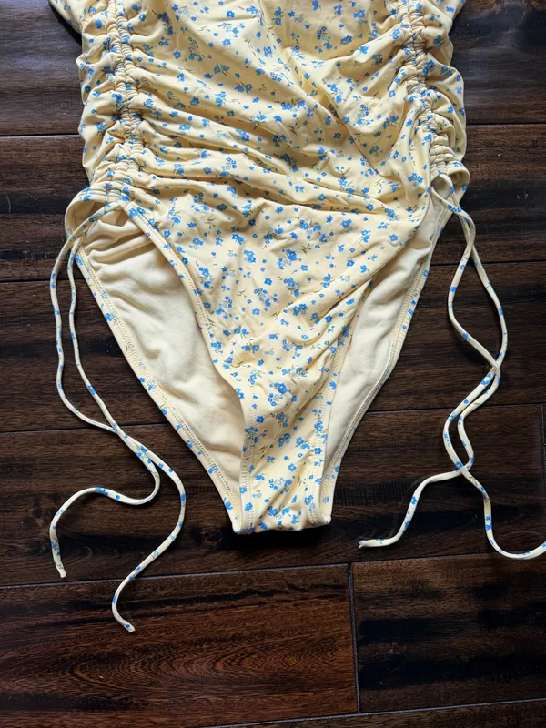 Wild Fable Yellow One-Piece Swimsuit - Image 3