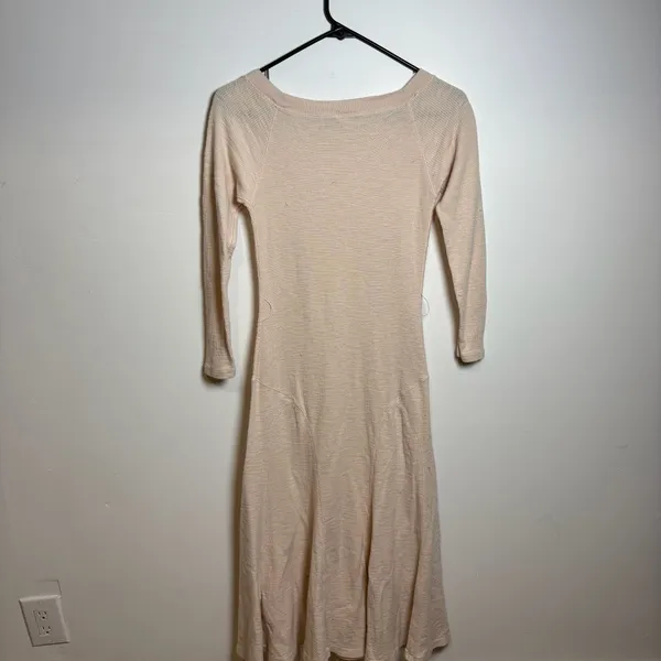 Polo Ralph Lauren Women's Thermal Waffle Knit Long Sleeve Maxi Dress Pink XS - Image 4