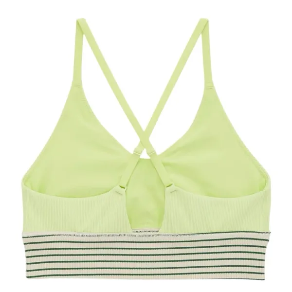 OFFLINE By Aerie Ribbed Scoop Sports Bra sharp green women’s small bralette - Image 3