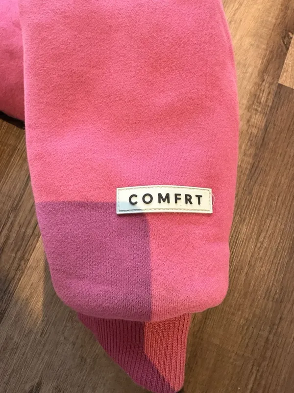Comfrt Zip Up Hoodie Size 2XL Berry Oversized 5lb weighted Jacket - Image 5