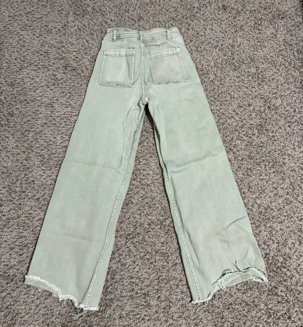 Miou muse jeans Green Size M - Image 2
