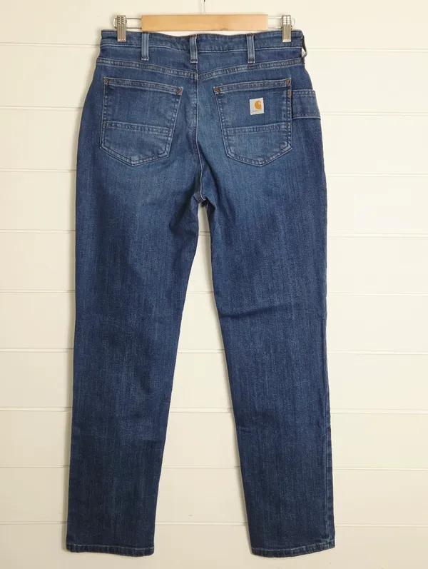 Carhartt Relax Fit Women's Blue Straight-Leg Jeans Size 6 - Image 2