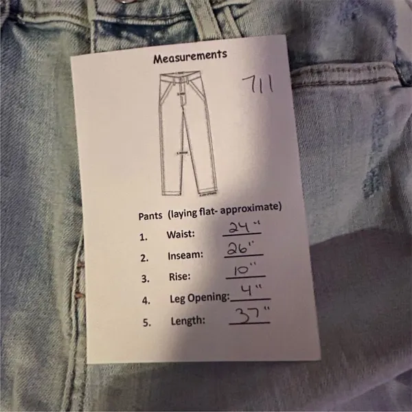 River Island Women's‎ High Rise Skinny Jeans Light Denim Size 4 - Image 14