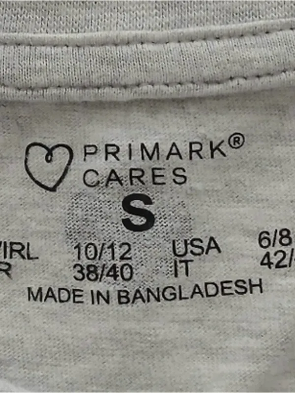 Primark Polka Dot Pajama Set Gray Black Loungewear size Small Cozy Sleepwear - Image 4